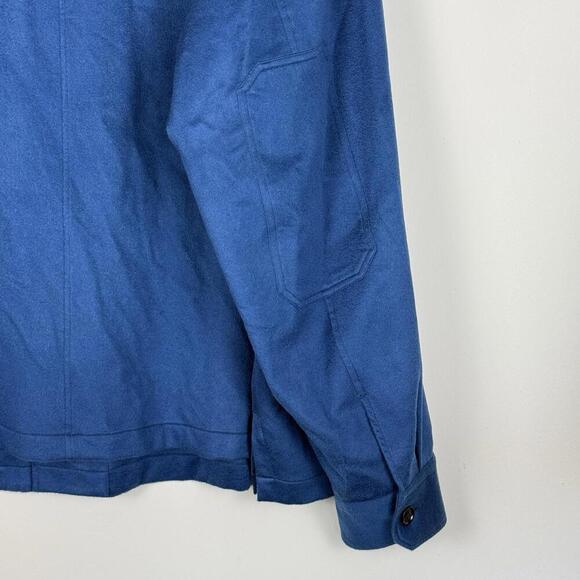 NWT Ermenegildo Zegna Blue 100% Cashmere Overshirt Jacket Made In Italy $2895 - Picture 8 of 13